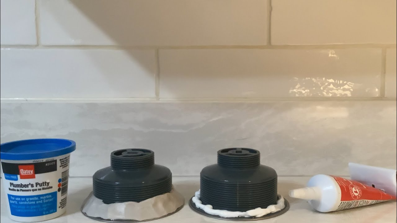 Plumbers putty VS caulk for basket strainers.