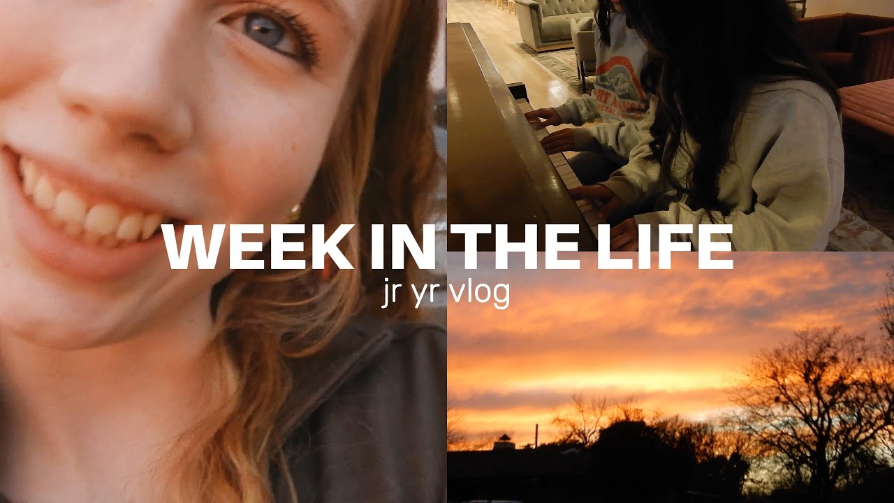 week in the life vlog (jr yr edition)