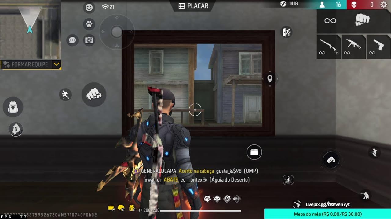 🔴 FREE FIRE AO VIVO 🔴 4X4 COM INSCRITOS + APOSTADO ?? 🔴