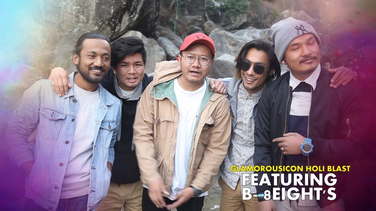 FEATURING  B- 8EIGHT'S || Glamorousicon Holi Blast || Lalitpur Biggest Holi Festival