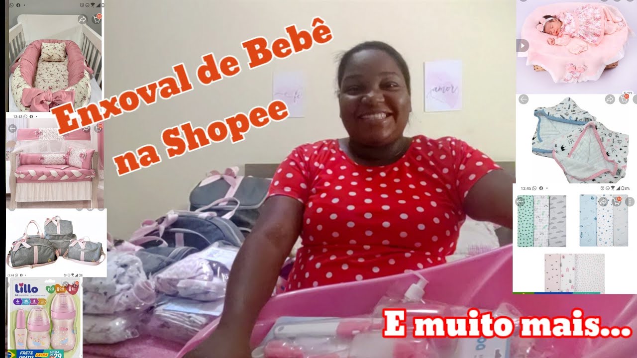 Enxoval da Bebê na Shopee e outros... ❤️🩰🎀