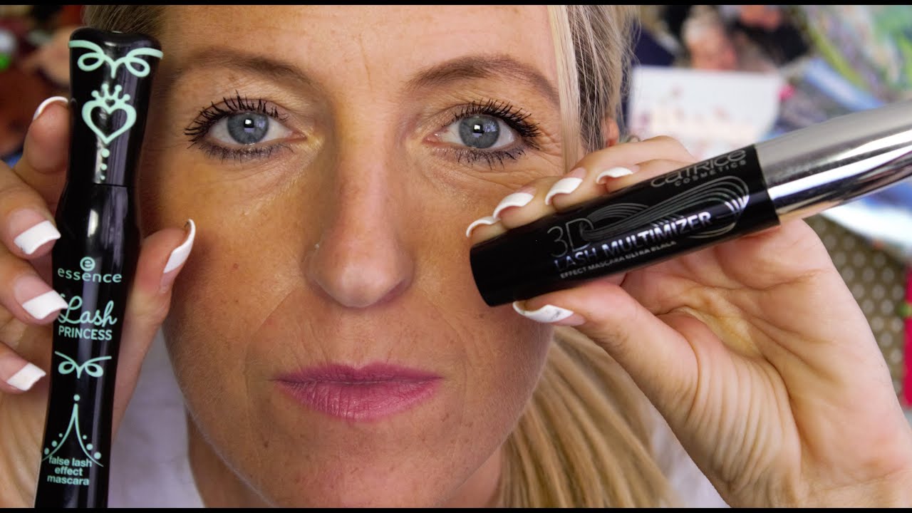 💋 Test na zywo 💋  ESSENCE-lash princess mascara & CATRICE-3D multimizer 💋