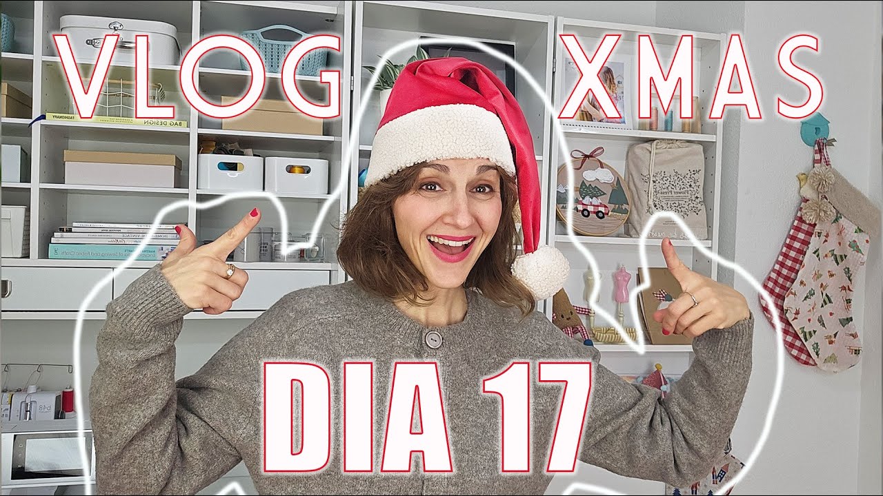 VLOG XMAS Día 17 🎅 Cómo coser un gorro de Navidad, Santa Claus, papa Noel o Elfo