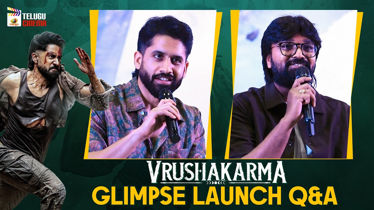 Vrushakarma Glimpse Launch Q&A | Naga Chaitanya | Meenakshi Chaudhary | Karthik Dandu | Sukumar