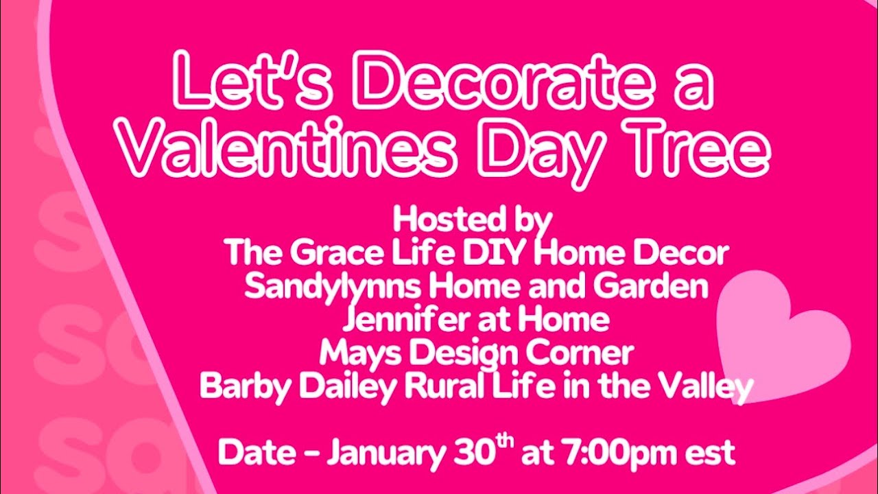 Let’s Decorate a Valentines Day Tree / Quick and Easy DIY 