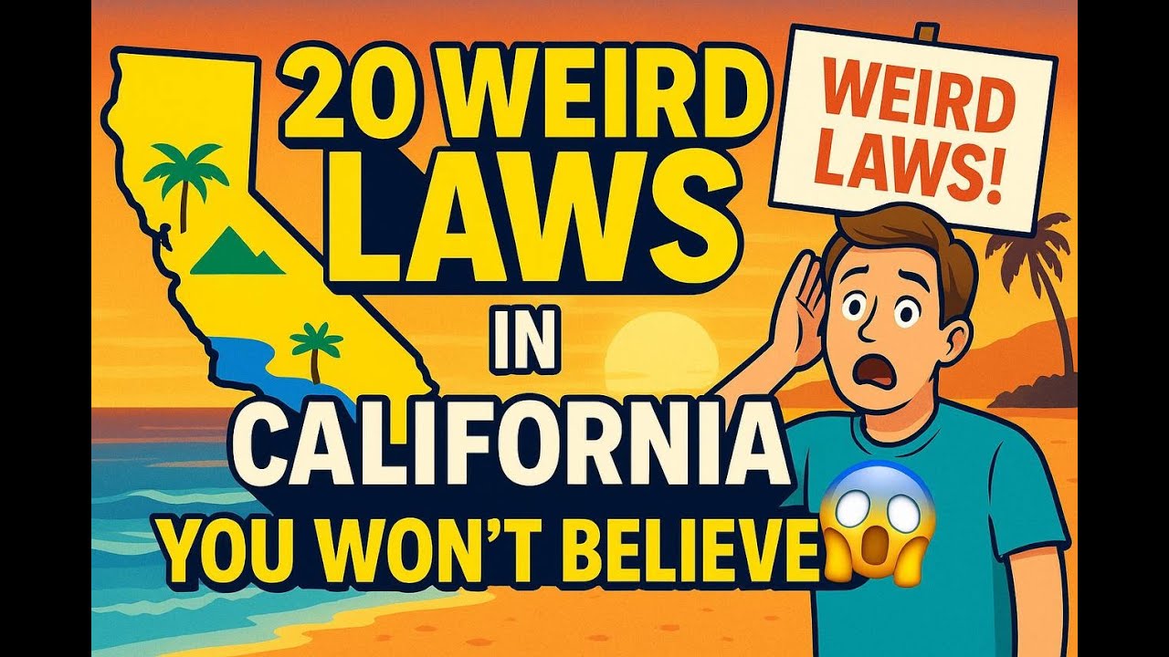 20 Weird Laws in California You Won’t Believe Exist! 🌴😱