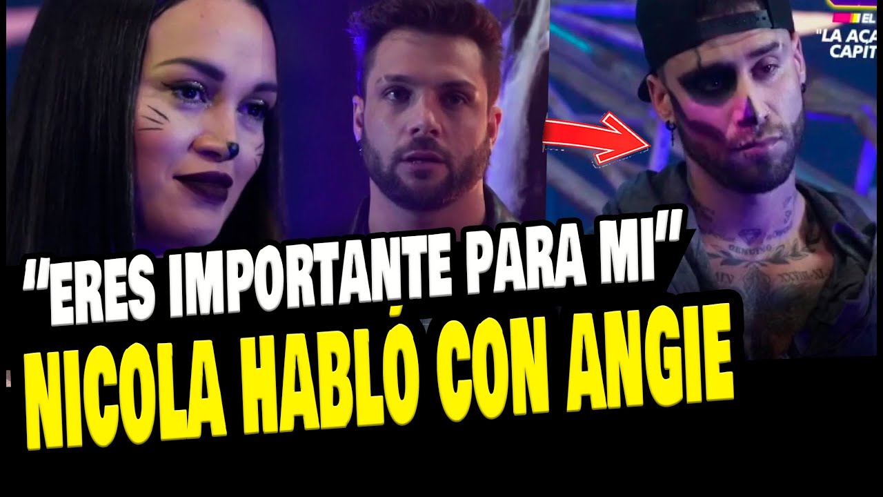 NICOLA PORCELLA HABLÓ CON ANGIE ARIZAGA FRENTE A JOTA BENZ Y OLVIDARON EL PASADO
