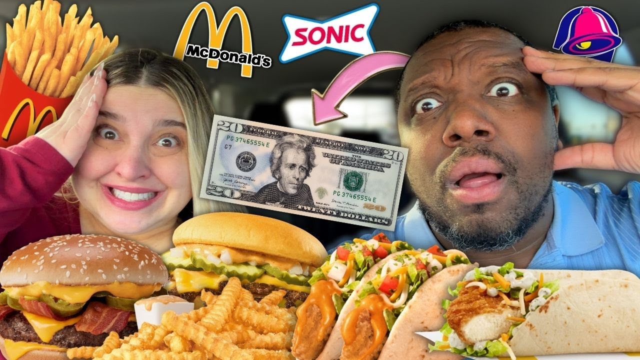 We Tried Surviving on ONLY $20 on Fast Food for 24 Hours