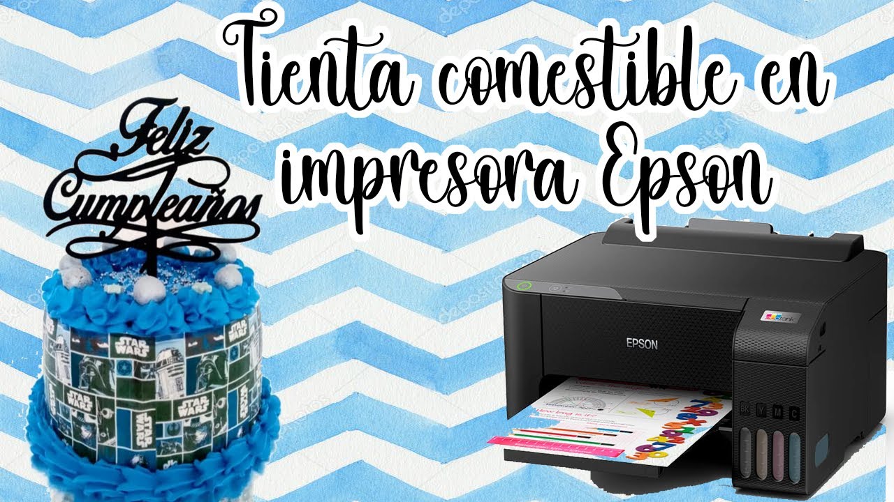 como poner tinta comestible a impresora epson - impresion comestible