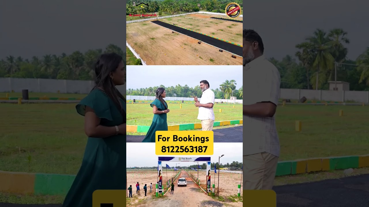 ECR plot for sale Pondy 