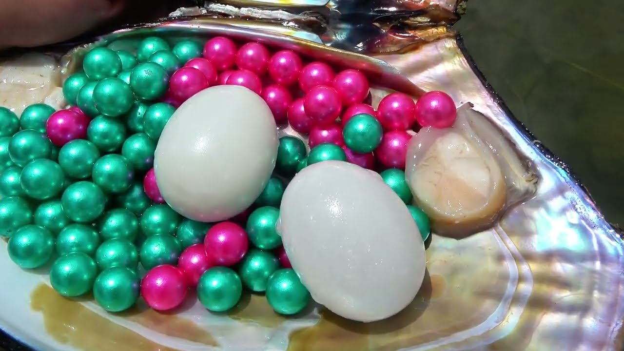 [4K HDR] Wow! I am lucky to discover strange stones and giant clams, and collect beautiful pearls