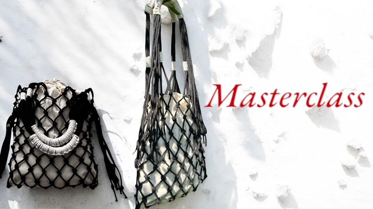 DIY| Bag| shopper| macramel hand madel авоська| сумка| ручна робота| макраме | маsterclass|