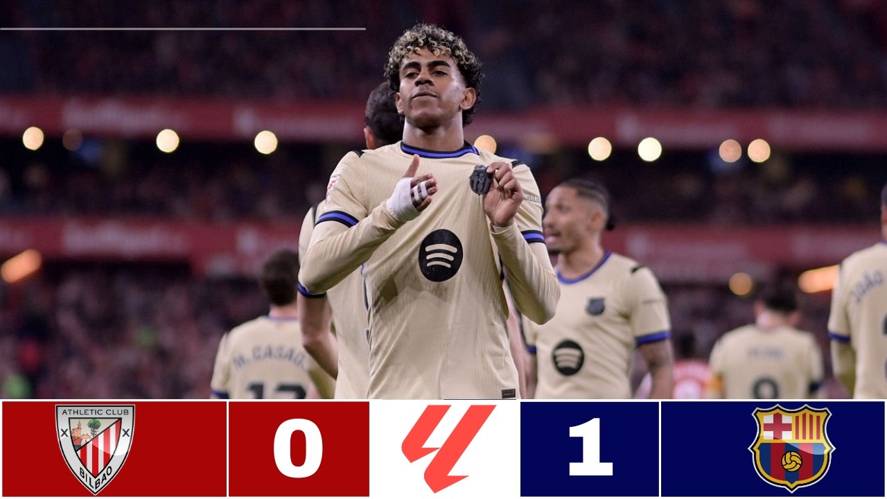ATHLETIC 0 BARCELONA 1 | YAMAL STRIKES TO KEEP BARCA FOUR CLEAR | LA LIGA 2026 MATCH REVIEW