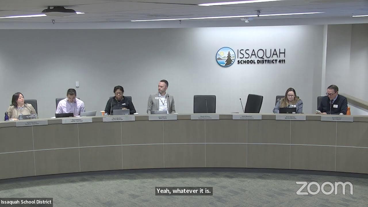 Issaquah School District Board Meeting 5/23/2024