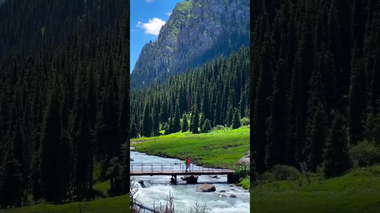 📍Altyn-Arashan💪🏻Yssyk-Kol🇰🇬Subscrabe 🙏 #paradise #travel #nature #trend