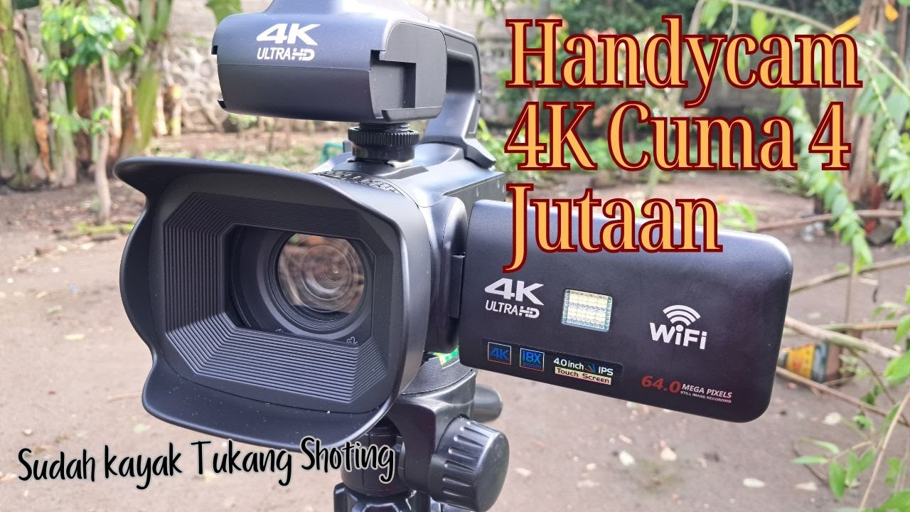 Handycam 4K RX200 ZOOM 18X 64MP 4 jUTAAN