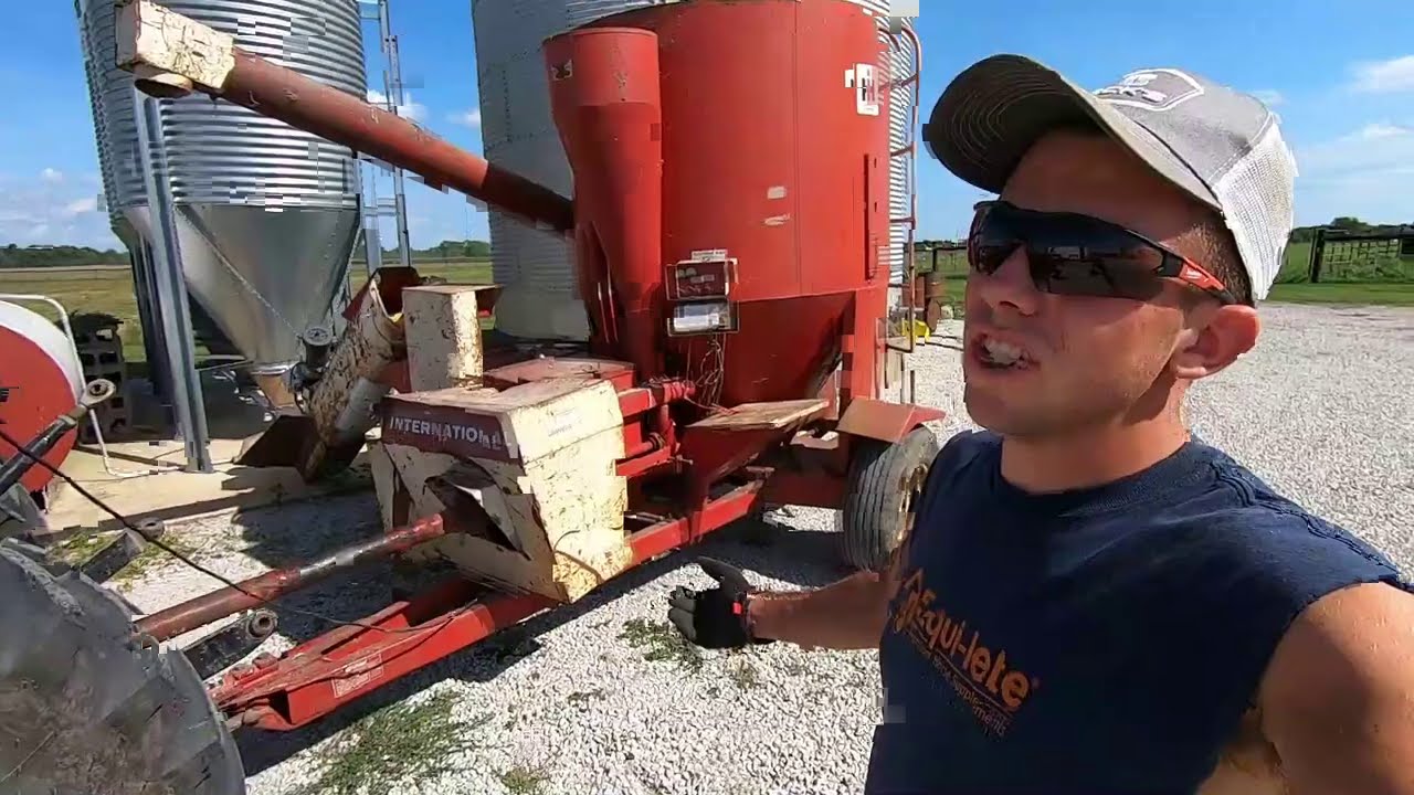 Grinding Chicken Feed