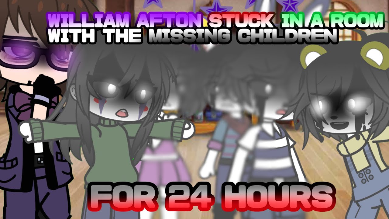 William Afton Stuck in a Room with The Missing Children for 24 HOURS 👻// FNAF Gacha // ⚠️ TW!! ⚠️ 