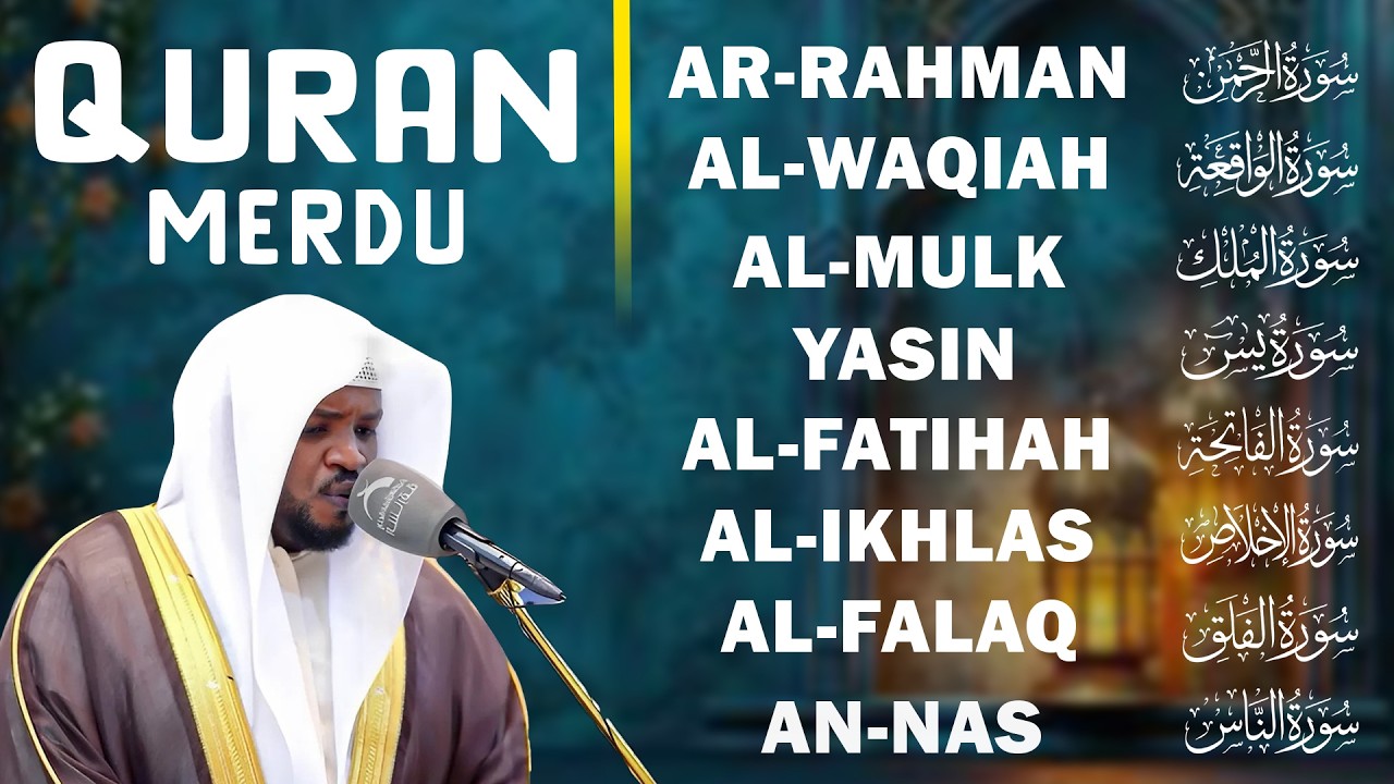 BACAAM AL-QURAN Yang Sangat Merdu Menangis | Alfatiha, Alkahfi,Yasin,Alwaqia, Arrahman, Almoeathat