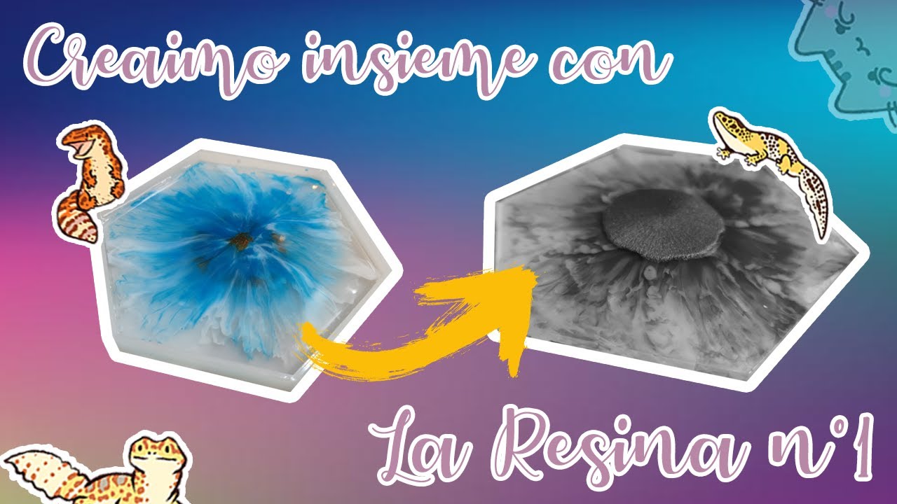 ✎ CREIAMO INSIEME con LA RESINA | n°1 | Come fare un fiore in 3D nella Resina in vari strati (◐౪◐)