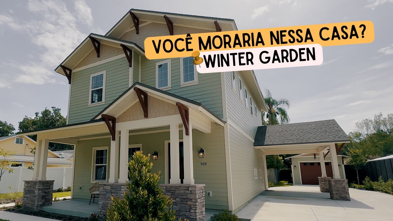 CASA A VENDA NA CIDADE MAIS DESEJADA PELOS BRASILEIROS | WINTER GARDEN 25 MINUTOS DA DISNEY