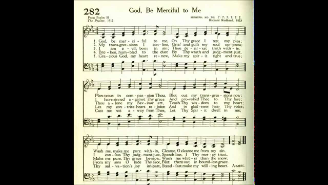 God, Be Merciful to Me (Redhead No. 76)