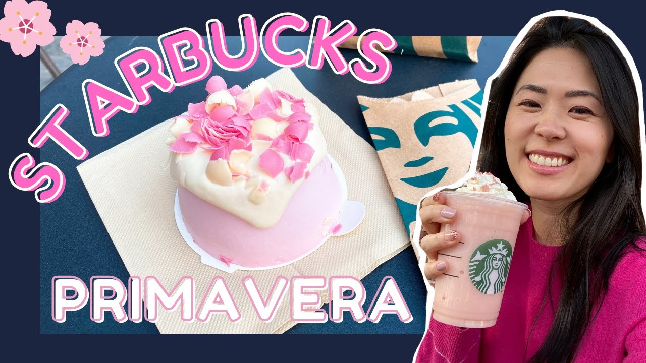 STARBUCKS na China | Provando as bebidas e doces de primavera!