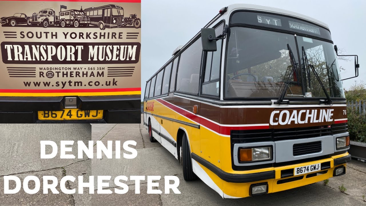 Dennis Dorchester Plaxton Coachline 76 South Yorkshire Transport Museum Aldwarke Rotherham #bus #ZF