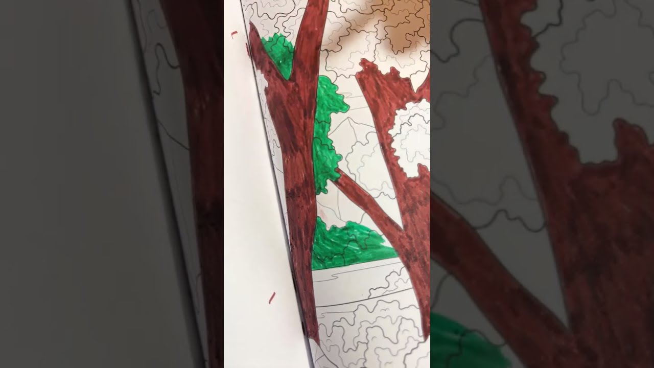 Saturday coloring book page art stream