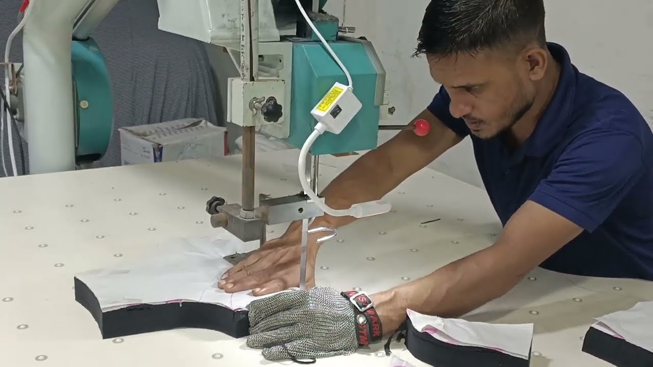 Band knife fabric cutting machine use in apparel industry | garments industy |
