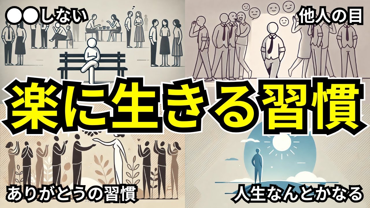 人生を楽に生きる習慣１０選【幸せの〇割は習慣で変えられる】