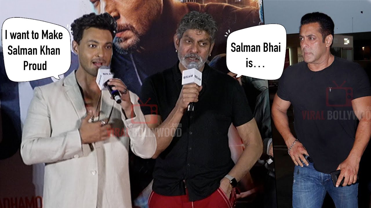 I am Missing Salman Khan - Jagapathi Babu and Aayush Sharma at Ruslaan Trailer Launch