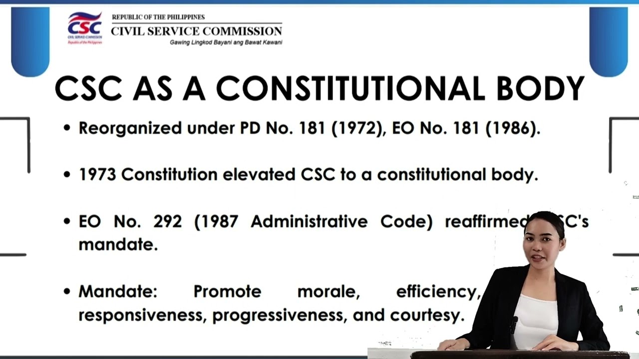 Civil Service Commission in the Philippines | Part 1 Introduction