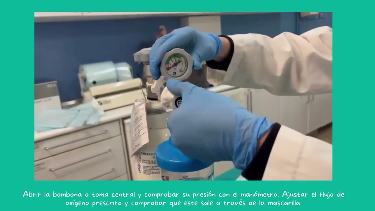 Oxigenoterapia con mascarilla Venturi
