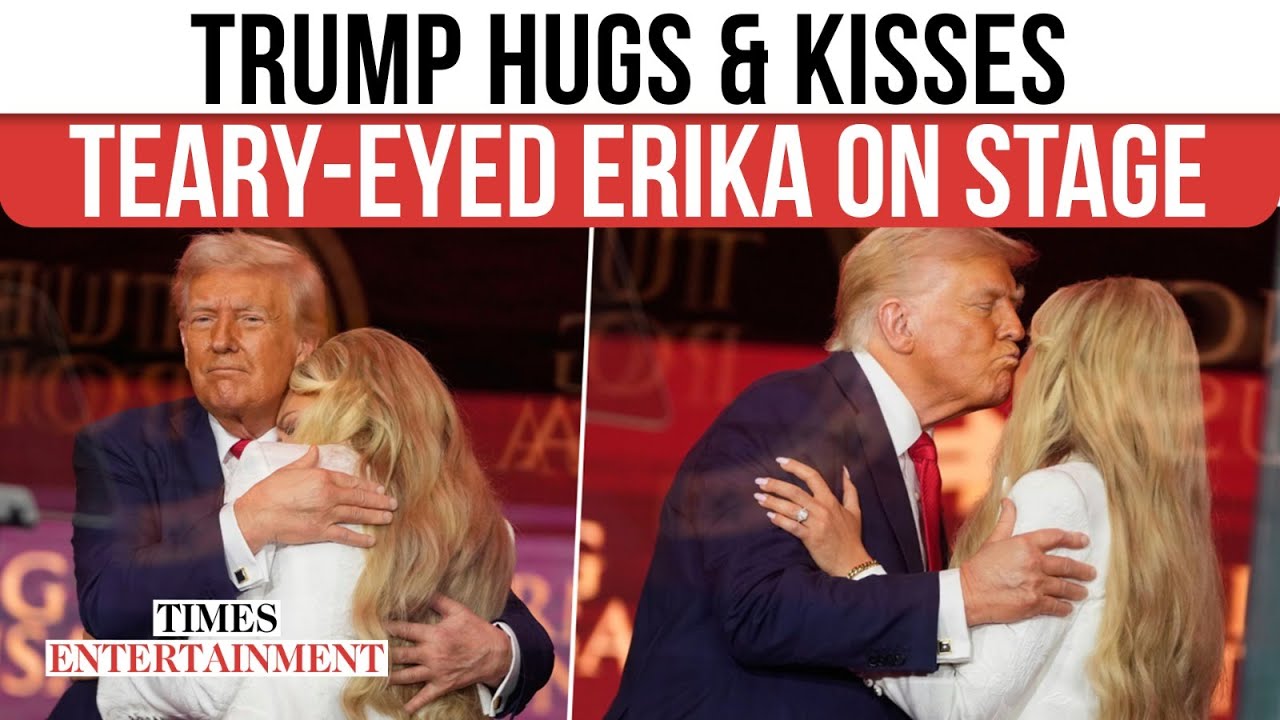 Trump DANCES At Kirk Funeral; Tearful Erika Cracks A Smile | Watch Viral Video