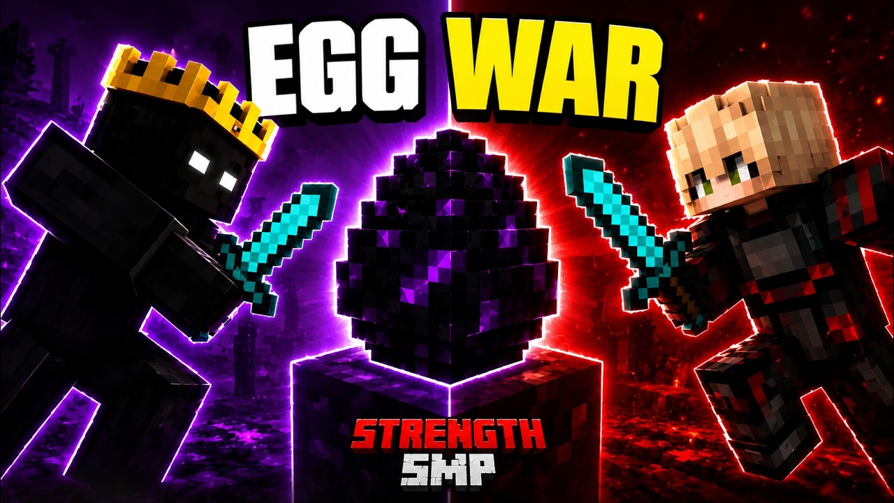 The Great Egg War Strength SMP PART3