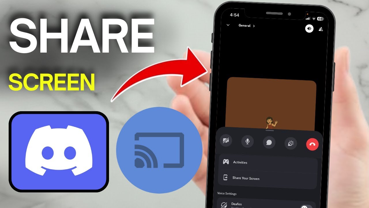 Как поделиться экраном в Discord Mobile &mdash; iPhone и Android (простое руководство)