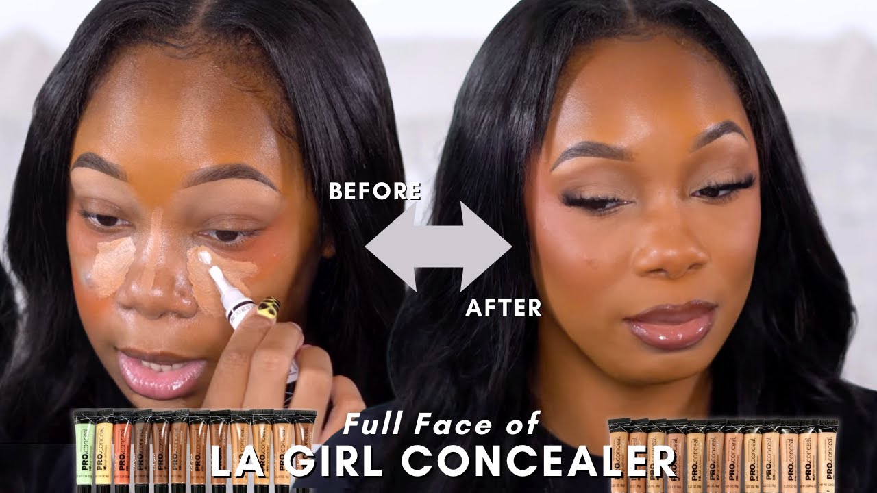 LA Girl Pro Concealer Makeup Tutorial | Complete Soft Glam | Imani E.
