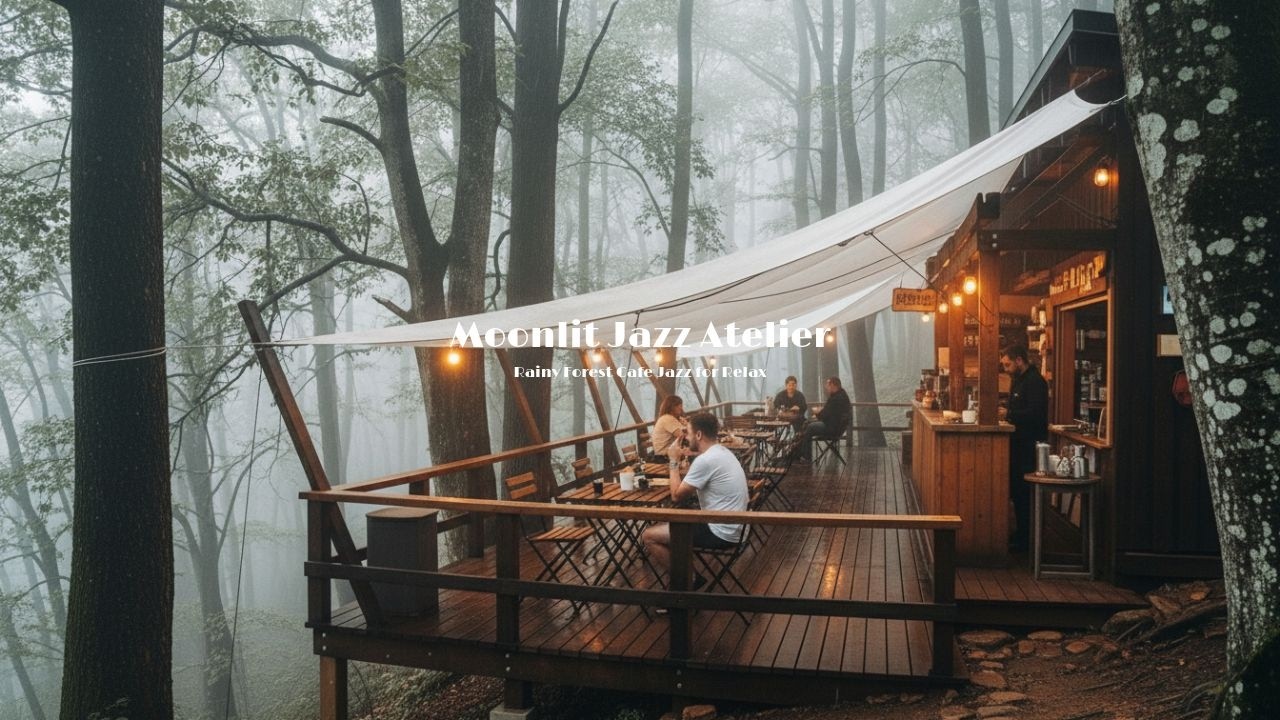 비 오는 날 숲속 카페 재즈 | 雨の森カフェジャズBGM | Rainy Forest Cafe Jazz for Relax