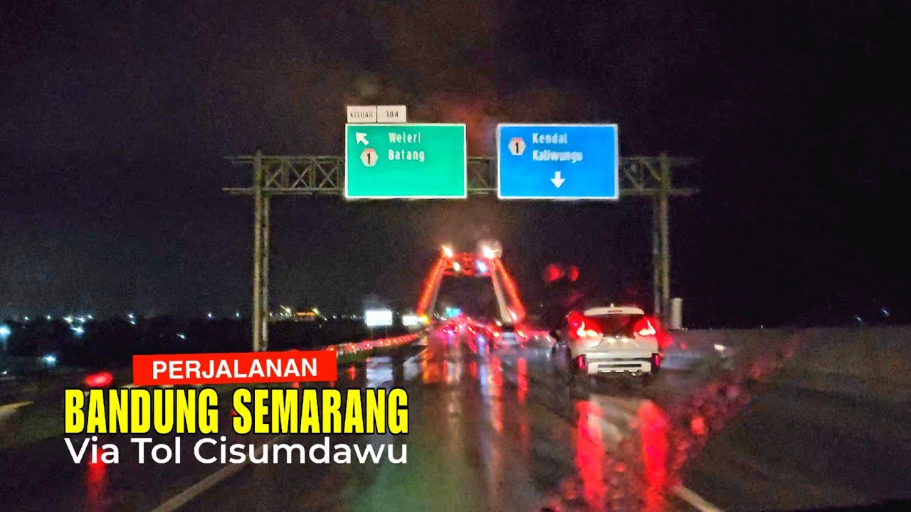 TOL BANDUNG SEMARANG | Perjalanan Mudik Lebaran Via Tol Baros Sampai Tol Bawen