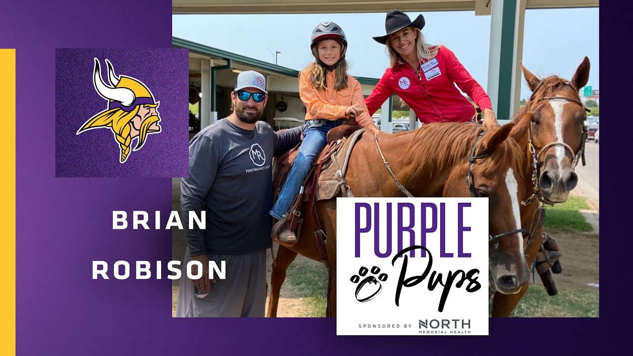 Purple Pups Featuring Brian Robison | Minnesota Vikings