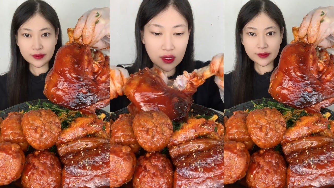 The Ultimate Spicy Braised Pork Feast | ASMR Eating Show