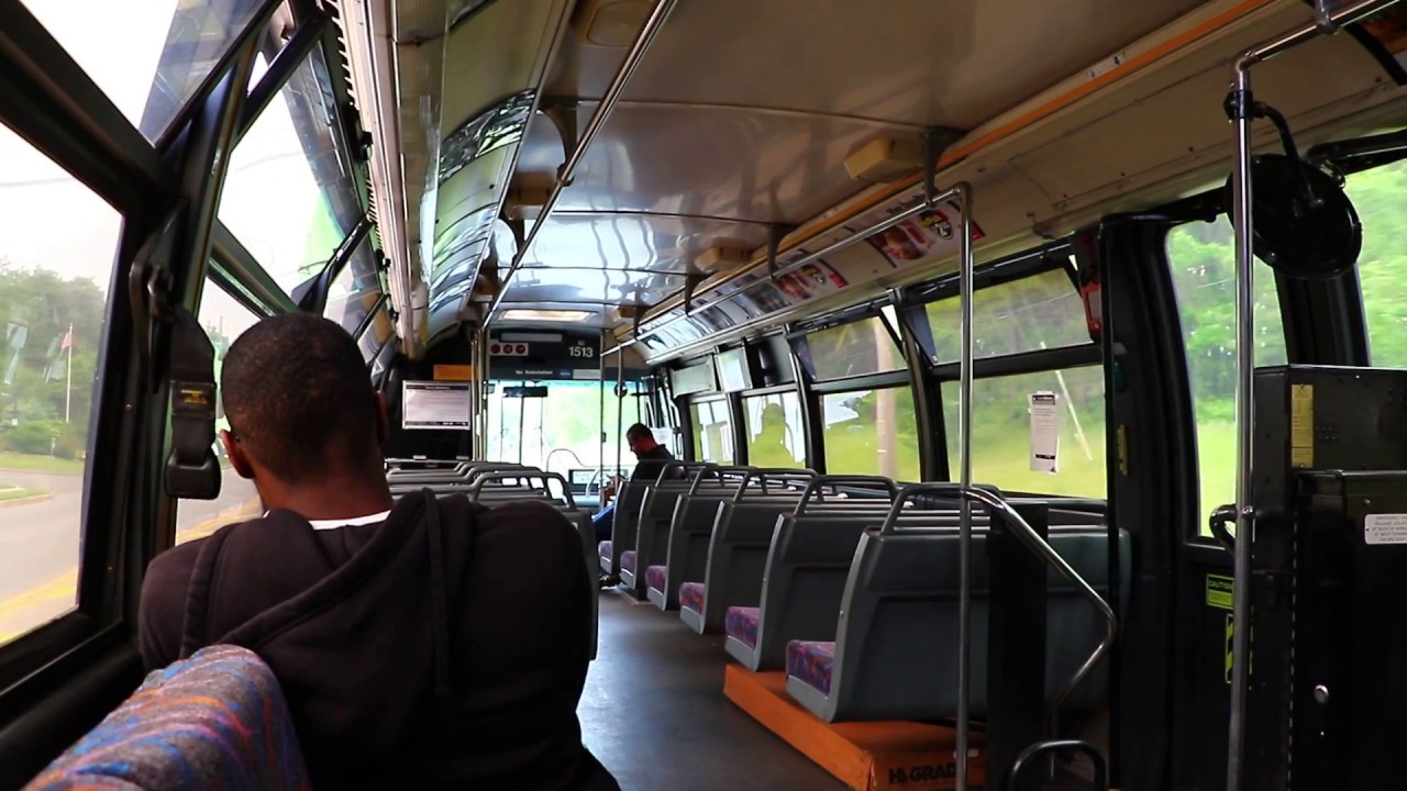 On-Board Ex-New Jersey Transit 1999 Nova Bus RTS-06 1513