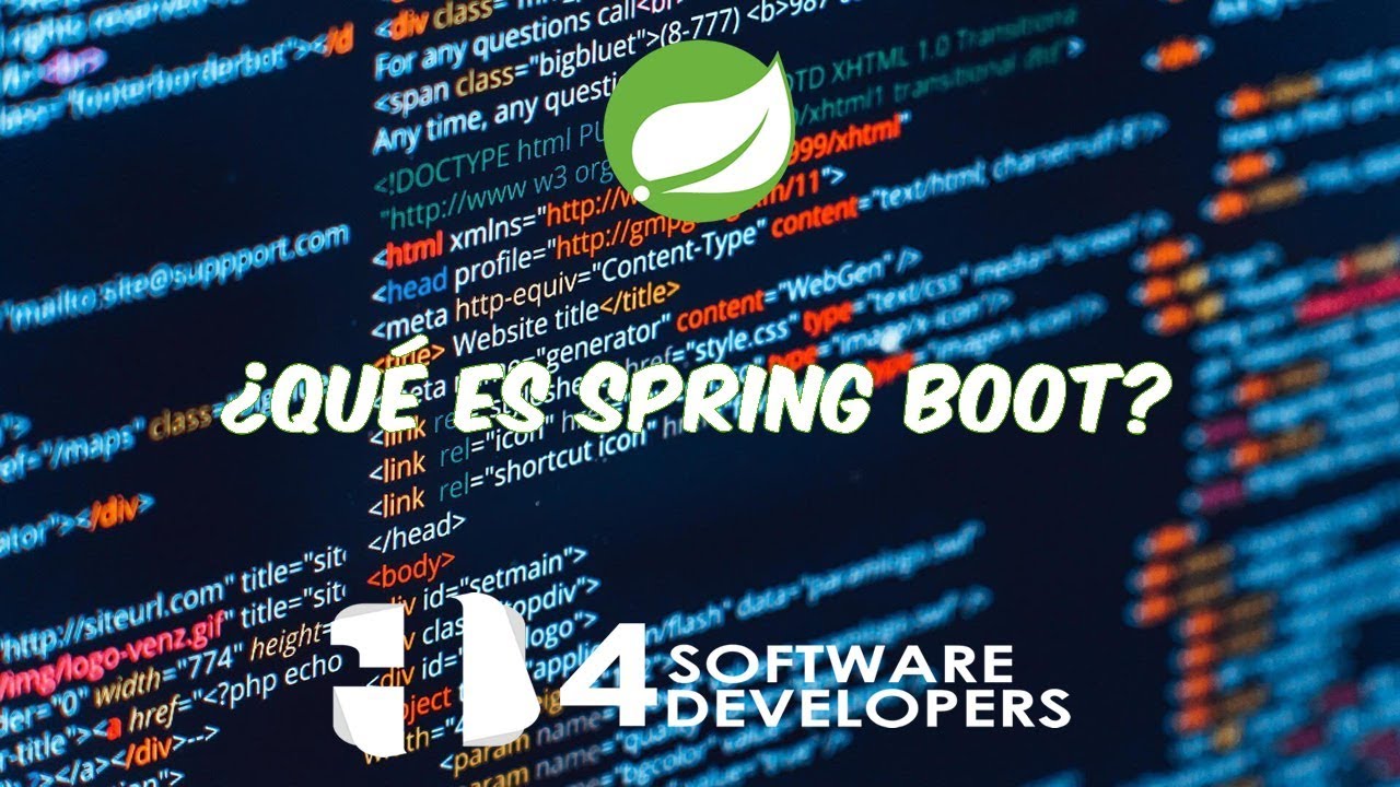 Spring Framework en Español - ¿Qué es Spring Boot? - 4SoftwareDevelopers
