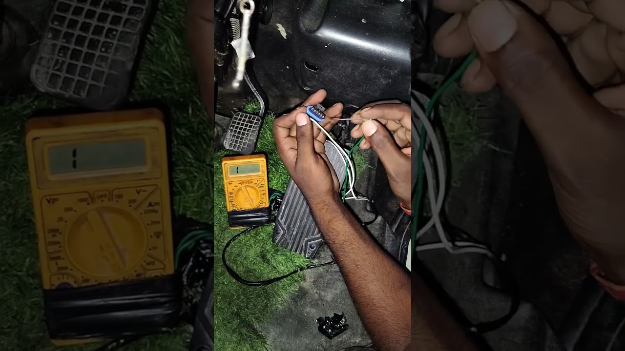 Accelerator pedal ki wiring check  kaise kare