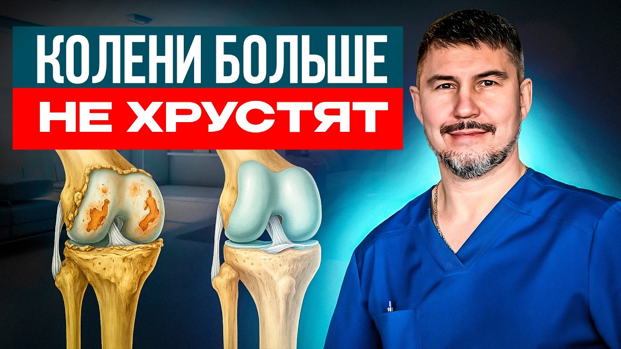 Убираем ХРУСТ и БОЛЬ в коленях. Колени как в 20 лет