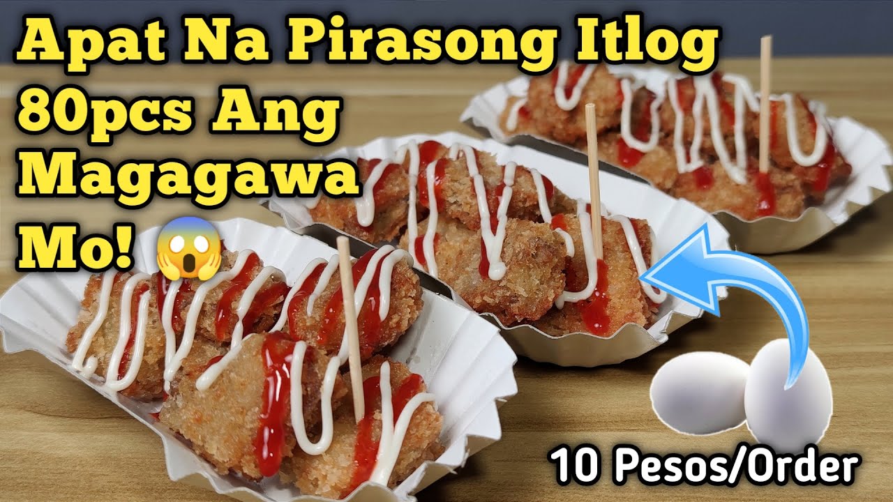 APAT NA ITLOG LANG ITO PERO 80PCS MAGAGAWA MO PANG NEGOSYO