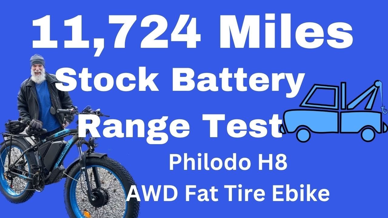 Breakdown? After Almost 12K Miles, How Is Stock Battery Holding Up: Philodo H8 AWD Ebike Adventure
