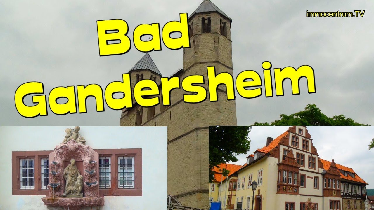 HARZ ! 🎭Die alte Stiftsstadt🕍🏰Bad Gandersheim  per Video🎥-Videoreiseführer😀 ☺📽 Sehenswürdigkeiten