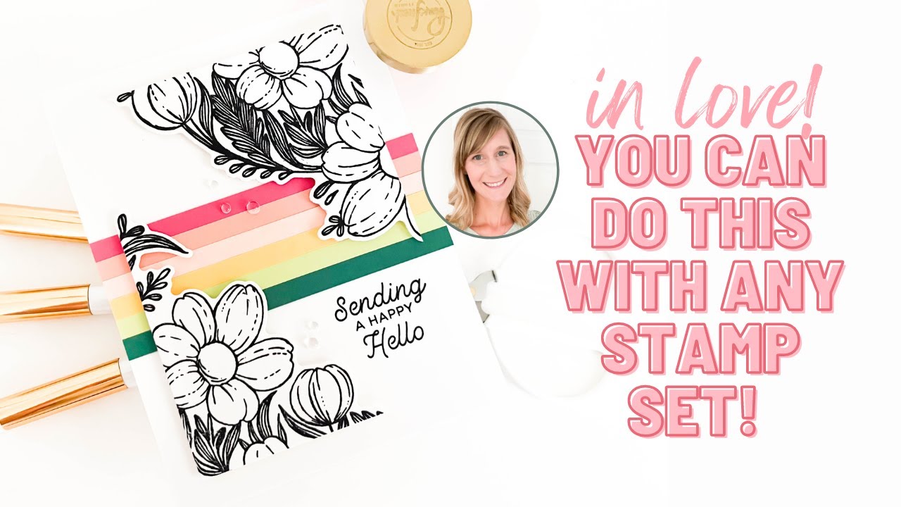 Grab Some Paper Strips, Grab Some Stamps...So Easy! | August Clear Stamp & Die of the Month Reveal